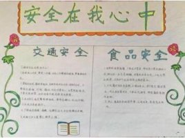 小學(xué)生安全教育手抄報(bào)內(nèi)容圖片