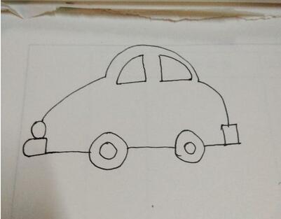 小汽車簡(jiǎn)筆畫怎么畫