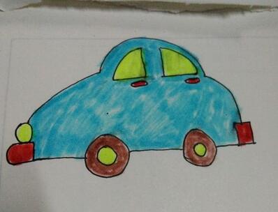 幼兒園小汽車(chē)簡(jiǎn)筆畫(huà)怎么畫(huà)