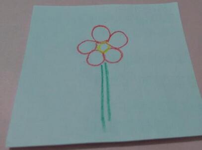 幼兒園簡單花朵簡筆畫教程圖片