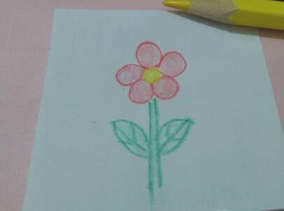 幼兒園簡單花朵簡筆畫教程圖片
