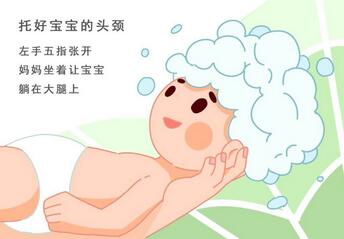 寶寶洗頭的步驟