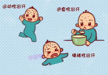 小兒多汗的原因及處理