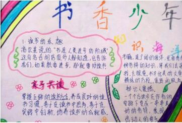 親子共讀手抄報內(nèi)容圖片三年級