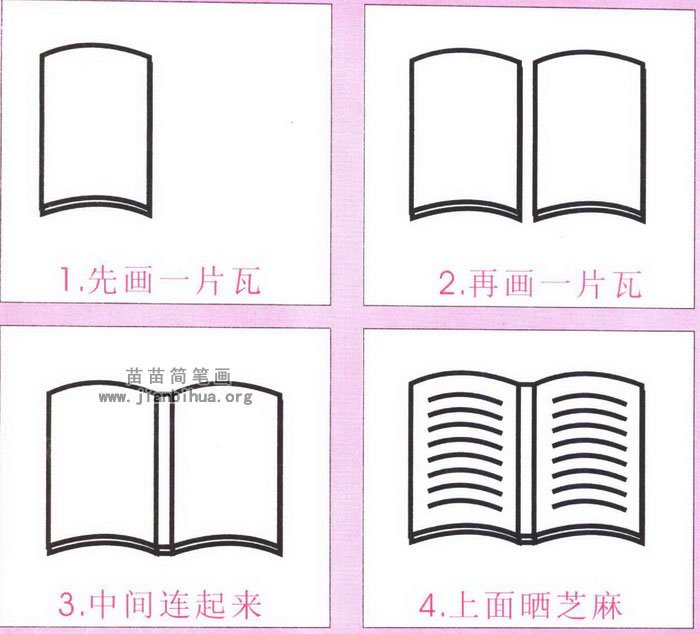 書本簡筆畫