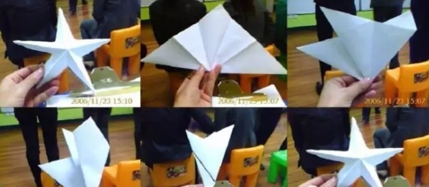 五角星兒童剪紙圖案教程大全