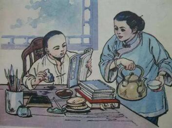 陳毅吃墨水的故事