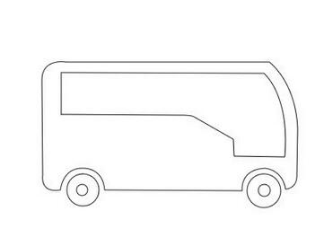 公共汽車(chē)簡(jiǎn)筆畫(huà)教程圖片