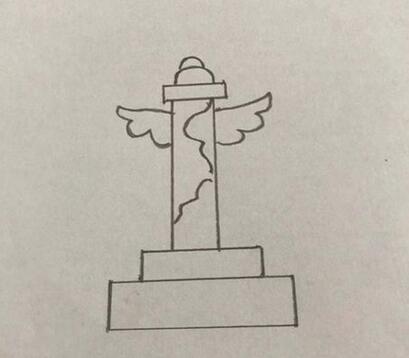 華表簡(jiǎn)筆畫(huà)步驟圖片