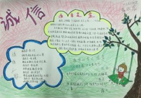 誠(chéng)信做人手抄報(bào)內(nèi)容圖片