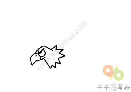 老鷹簡筆畫教程圖片