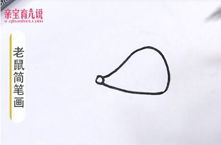小老鼠簡筆畫