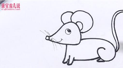 小老鼠簡筆畫