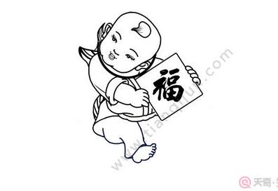 年畫簡(jiǎn)筆畫步驟圖片