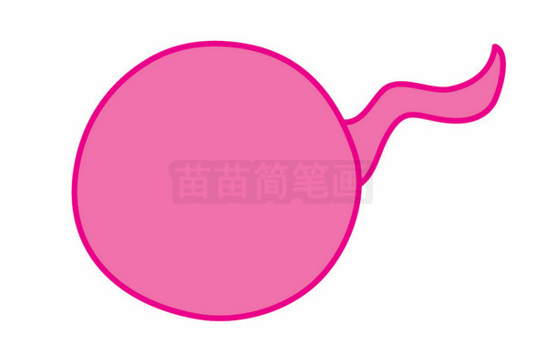 蝌蚪簡(jiǎn)筆畫圖片步驟二