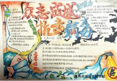 新型冠狀病毒手抄報內(nèi)容圖片大全