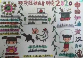 抗擊疫情手抄報(bào)簡單又漂亮