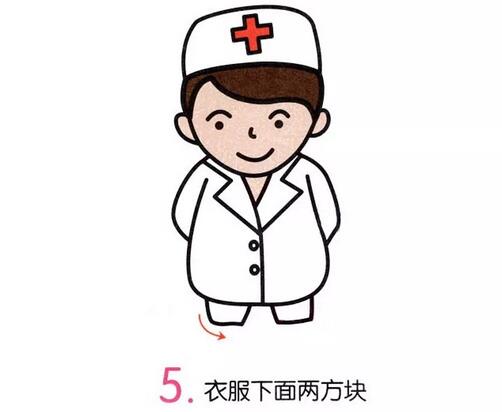 一步一步教你畫(huà)一個(gè)醫(yī)生簡(jiǎn)筆畫(huà)