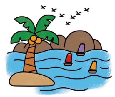 風(fēng)景簡筆畫
