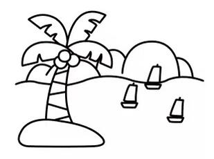風(fēng)景簡筆畫