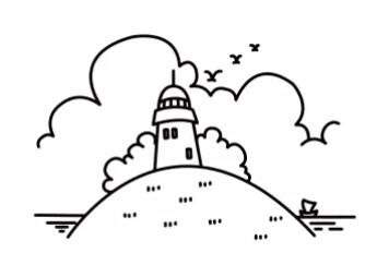 風(fēng)景簡筆畫