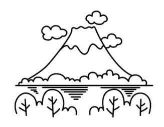 風(fēng)景簡筆畫