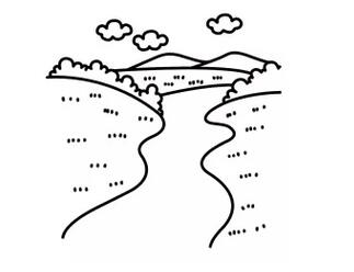風(fēng)景簡筆畫