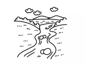 風(fēng)景簡筆畫