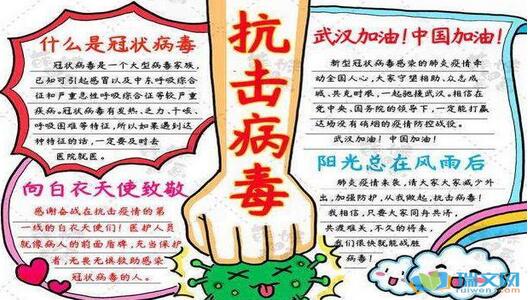 2020年的防疫手抄報(bào)