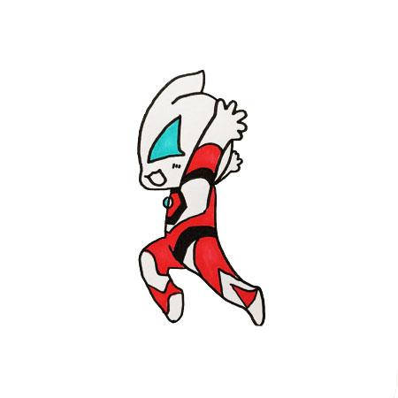 Q版奧特曼簡(jiǎn)筆畫圖片大全
