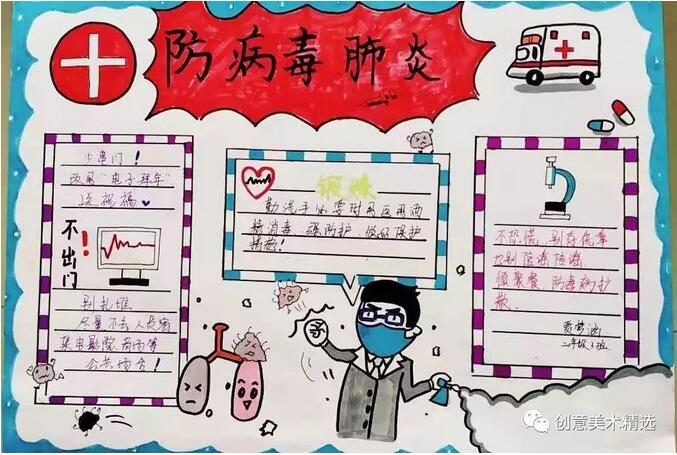 2020新型冠狀病毒主題防疫手抄報(bào)簡(jiǎn)單又精美
