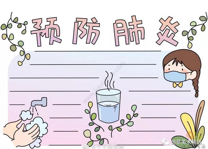 2020新型冠狀病毒主題防疫手抄報(bào)簡(jiǎn)單又精美
