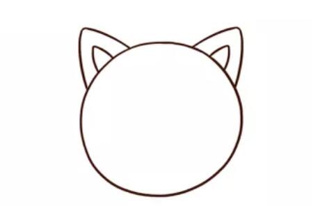 小貓咪簡筆畫教程圖片