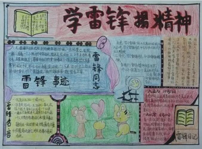 學(xué)雷鋒手抄報(bào)內(nèi)容圖片大全