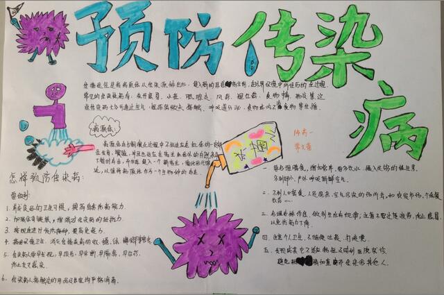 預(yù)防傳染病手抄報(bào)內(nèi)容圖片6張