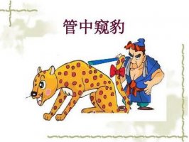 管中窺豹的故事和意思