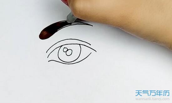 怎么畫眼睛的簡(jiǎn)筆畫步驟圖片教程