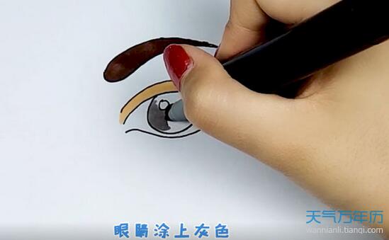 怎么畫眼睛的簡(jiǎn)筆畫步驟圖片教程
