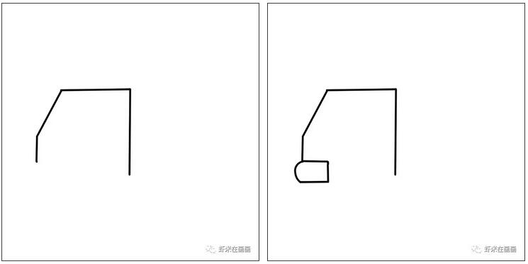 消防車簡筆畫教程圖片