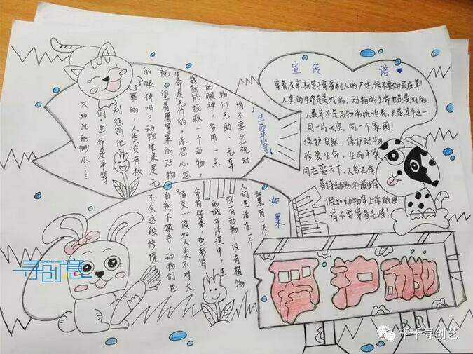 保護野生動物手抄報素材