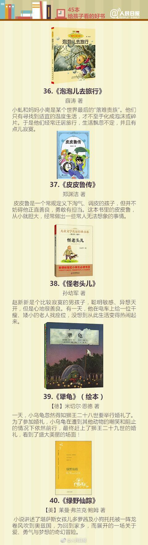 給孩子一個(gè)好書單,45本書寒假不虛度