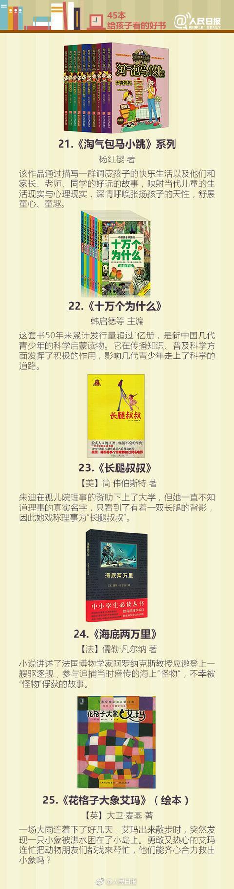 給孩子一個(gè)好書單,45本書寒假不虛度
