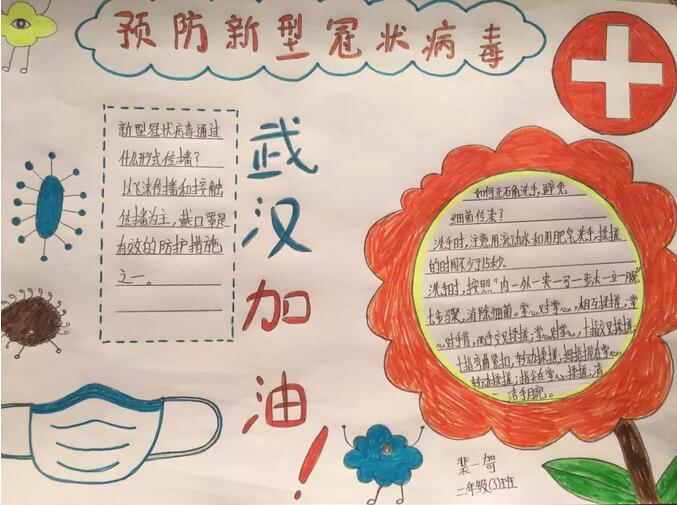 防疫手抄報大全圖片簡單又精美