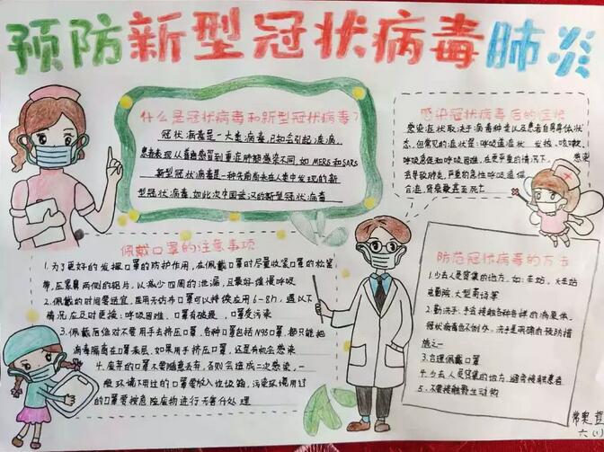 防疫手抄報大全圖片簡單又精美