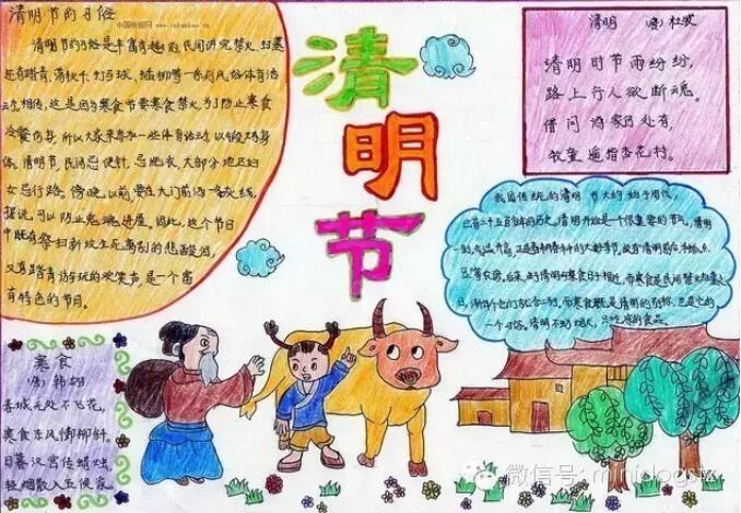 小學(xué)生清明節(jié)手抄報(bào)內(nèi)容圖片