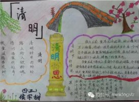 小學(xué)生清明節(jié)手抄報(bào)內(nèi)容圖片