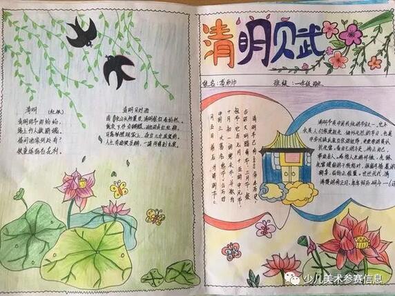 清明節(jié)手抄報大全圖片簡單畫