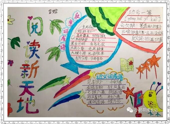 二年級我愛閱讀手抄報優(yōu)秀作品