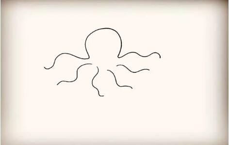 章魚簡(jiǎn)筆畫教程圖片