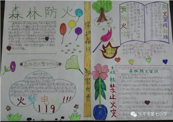 森林防火手抄報內(nèi)容圖片大全（30p）